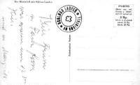 Postkarte von 1920 Rueckseite