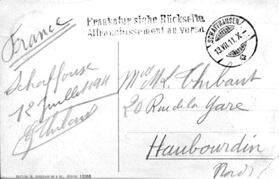 Postkarte von 1920