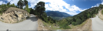 Wallis Blick auf Ausserberg